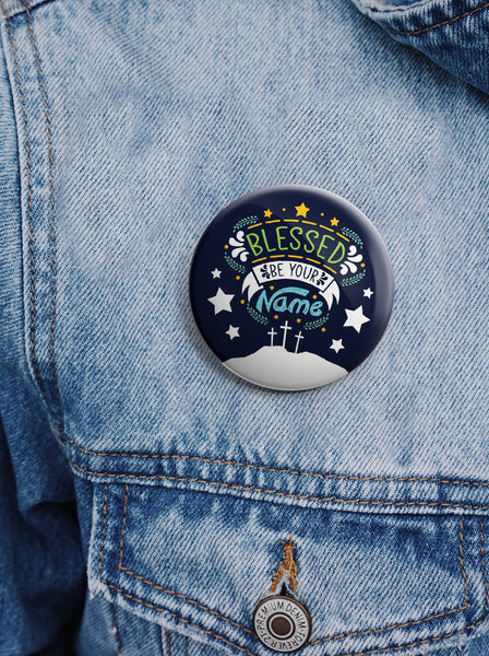"NewEights Religious Pinback Buttons - Christ is Enough (10-Pack) - Large 2.25"" VBS Sunday School Easter Baptism Thanksgiving Christmas Rewards Encouragement Gift"
