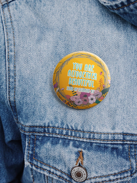 "Inspirational Pinback Buttons for Women Series 4 (10-Pack) - Large 2.25"" Pins Badge"