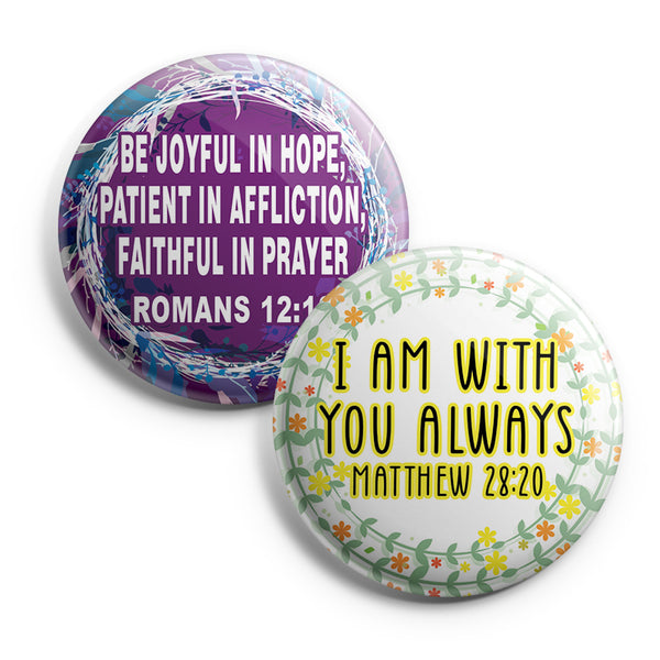 "Inspirational Pinback Buttons for Women Series 4 (10-Pack) - Large 2.25"" Pins Badge"