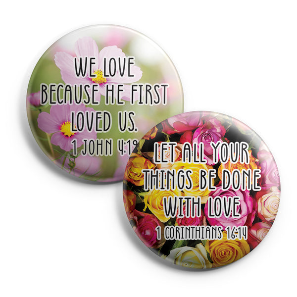 "Inspirational Pinback Buttons for Women Series 5 (10-Pack) - Large 2.25"" Pins Badge"