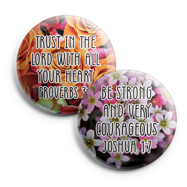 "Inspirational Pinback Buttons for Women Series 5 (10-Pack) - Large 2.25"" Pins Badge"