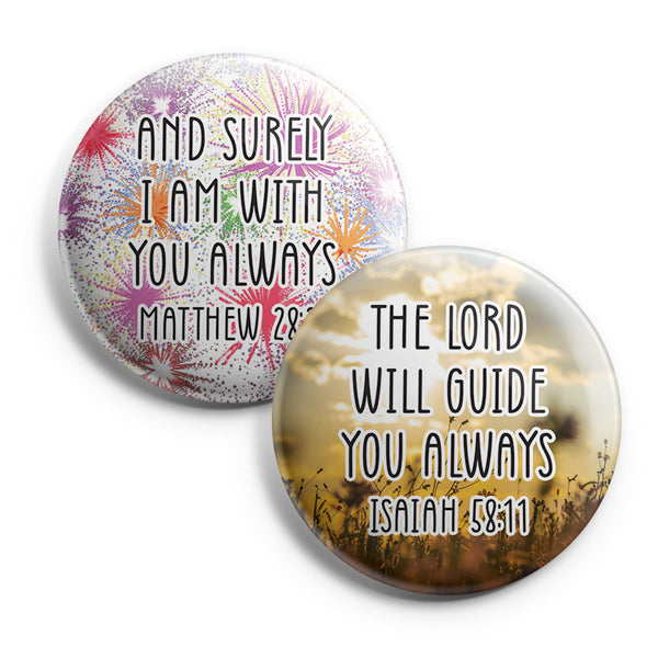 "Inspirational Pinback Buttons for Women Series 5 (10-Pack) - Large 2.25"" Pins Badge"