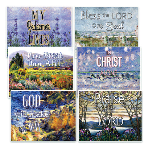 Christian Bible Verse Postcards Cards - In Christ Alone (30-Pack) - Christian Bible Theme Collection & Gift with Inspirational, Motivational, Encouraging Scripture based Messages
