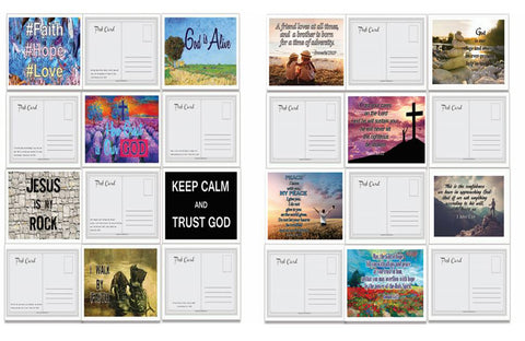 Assorted Christian Postcards Series 2