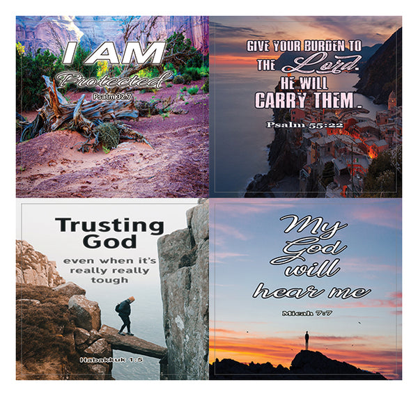 Religious Stickers on God's Guidance (5-Sheet)