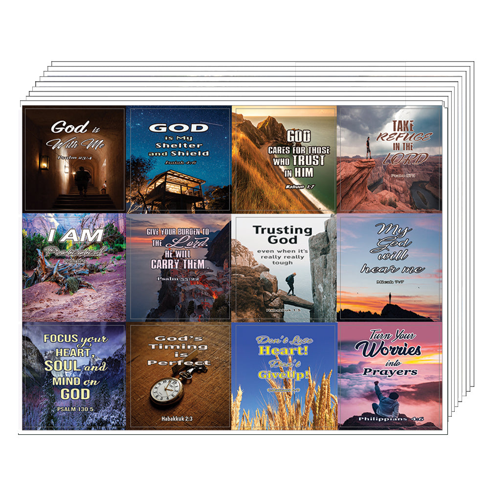 Religious Stickers on God's Guidance (5-Sheet)