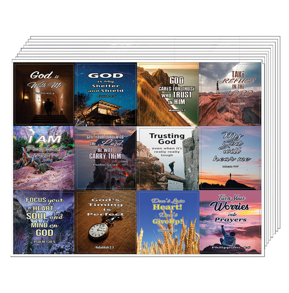 Religious Stickers on God's Guidance (5-Sheet)