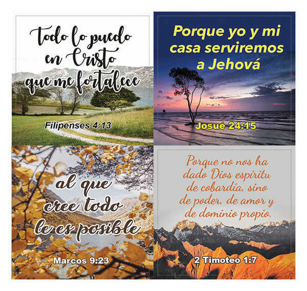Spanish Religious Stickers (20-Sheet) - Great Giveaways for Ministries and Sunday Schools