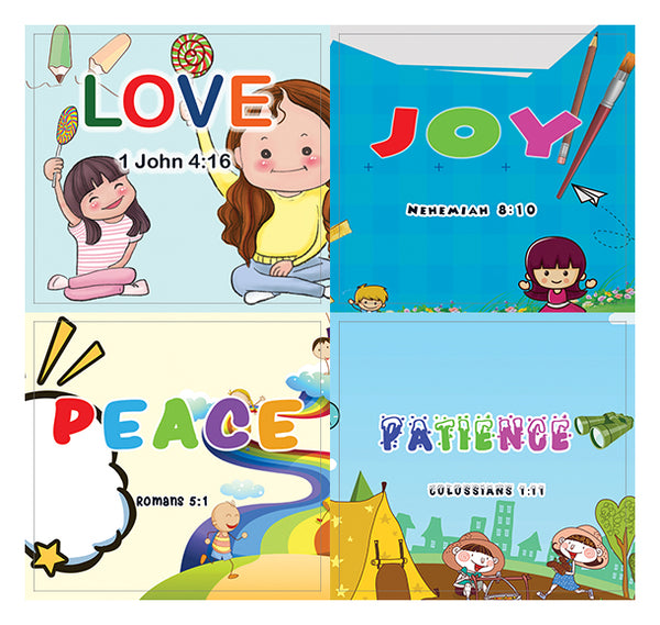 NewEights Christian Learning For Kids: Developing Character Stickers (20-Sheets) - Motivational Resources For Boys And Girls - VBS Sunday School Materials Giveaways