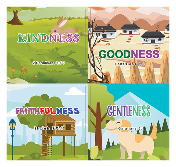 NewEights Christian Learning For Kids: Developing Character Stickers (20-Sheets) - Motivational Resources For Boys And Girls - VBS Sunday School Materials Giveaways