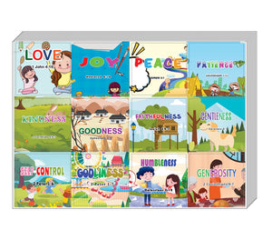 NewEights Christian Learning For Kids: Developing Character Stickers (20-Sheets) - Motivational Resources For Boys And Girls - VBS Sunday School Materials Giveaways