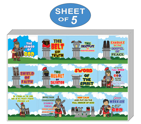 Armor of God Stickers Series 1