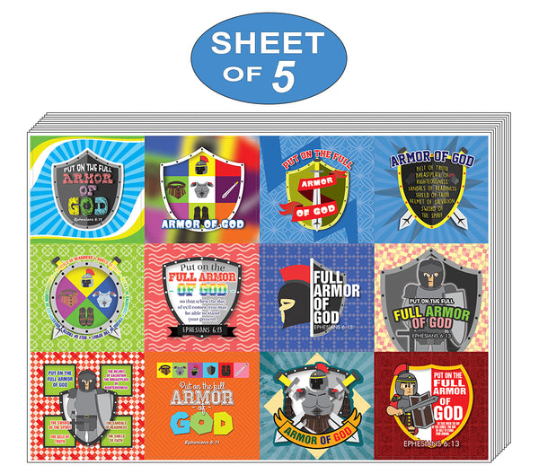 Armor of God Stickers Series 2