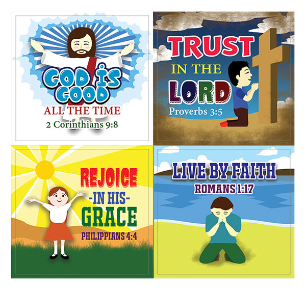 God is Good All The Time Jesus Bible Stickers