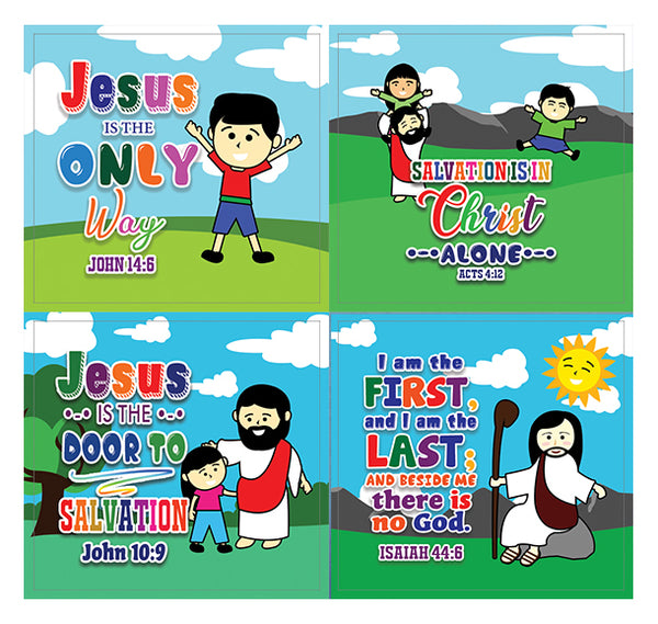 Jesus is the Only Way Stickers