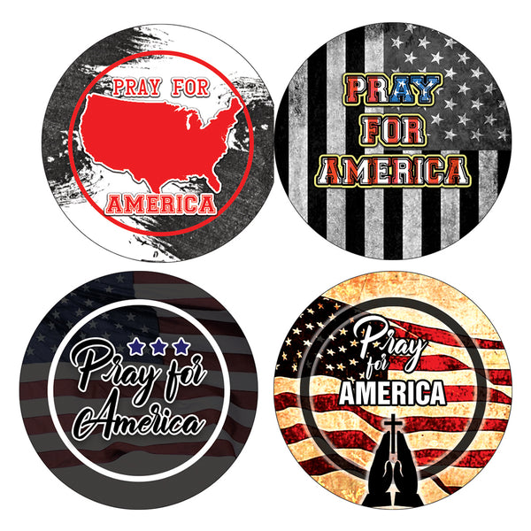 NewEights Pray for America Stickers (20-Sheet)