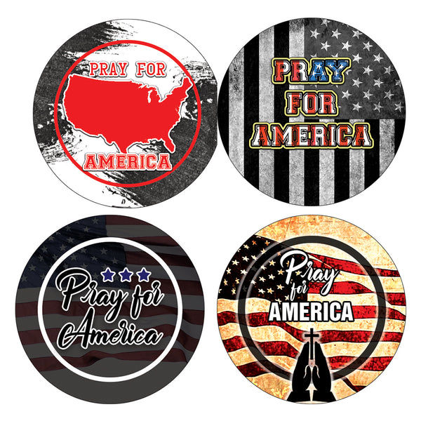NewEights Pray for America Stickers (10-Sheet)