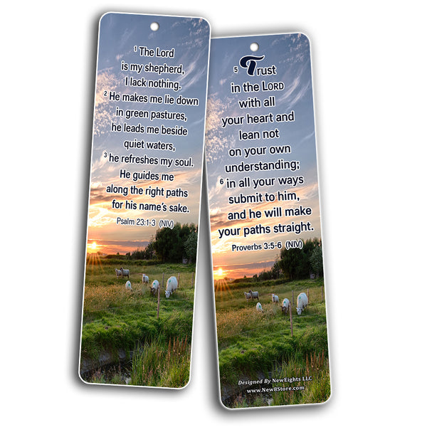 Powerful Bible Verses to Live by Bookmarks NIV (60-Pack) - Compilation of Motivational Bible Verses