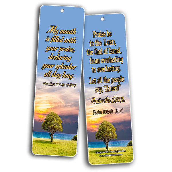 Powerful Bible Verses to Live by Bookmarks NIV (60-Pack) - Compilation of Motivational Bible Verses