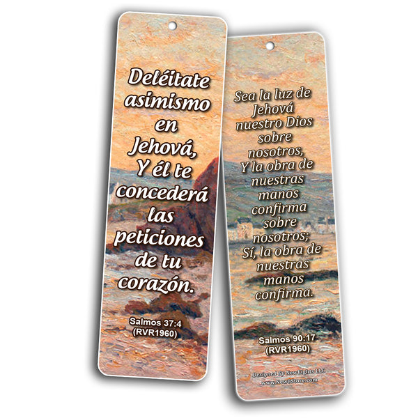 Spanish Scriptures Bookmarks to Encourage Your Men and Women (RVR1960) (60-Pack) - Handy Spanish Bible Verses About Success Collection