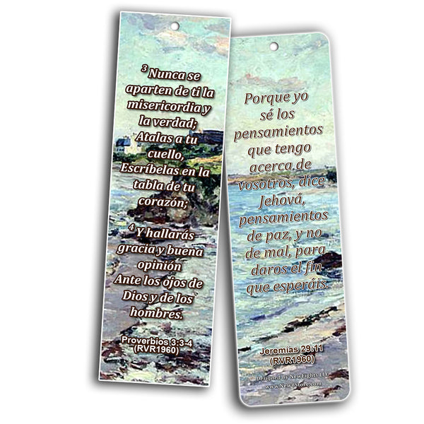 Spanish Scriptures Bookmarks to Encourage Your Men and Women (RVR1960) (30-Pack) - Powerful Spanish Bible Text Compilation Perfect for Motivation and Encouragement