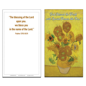 Blessed Special Women Christian Bible Psalm 129:8 Postcards (60 Pack)
