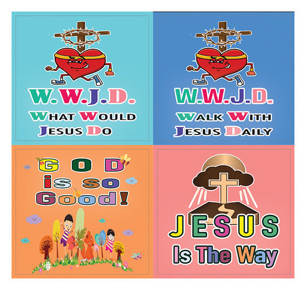 WWJD Stickers (5-sheets)