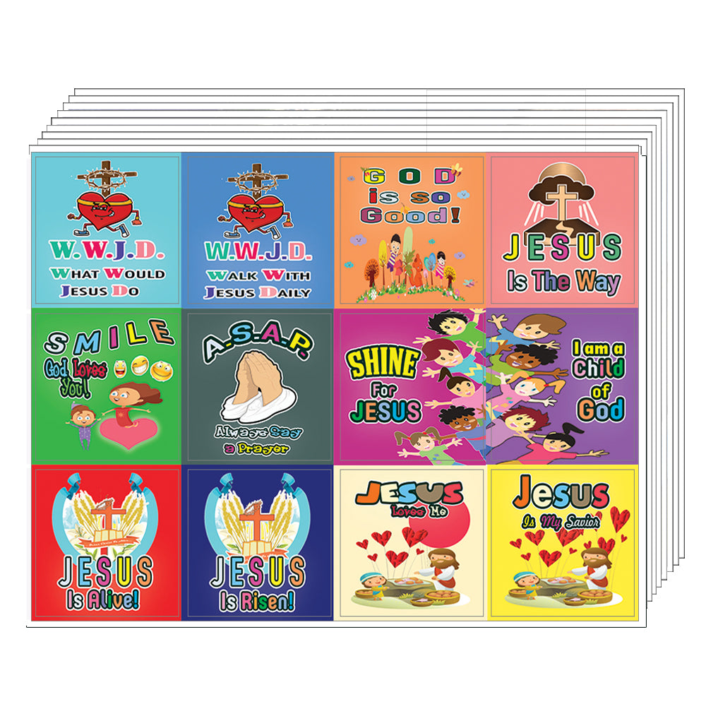 WWJD Stickers (5-sheets)